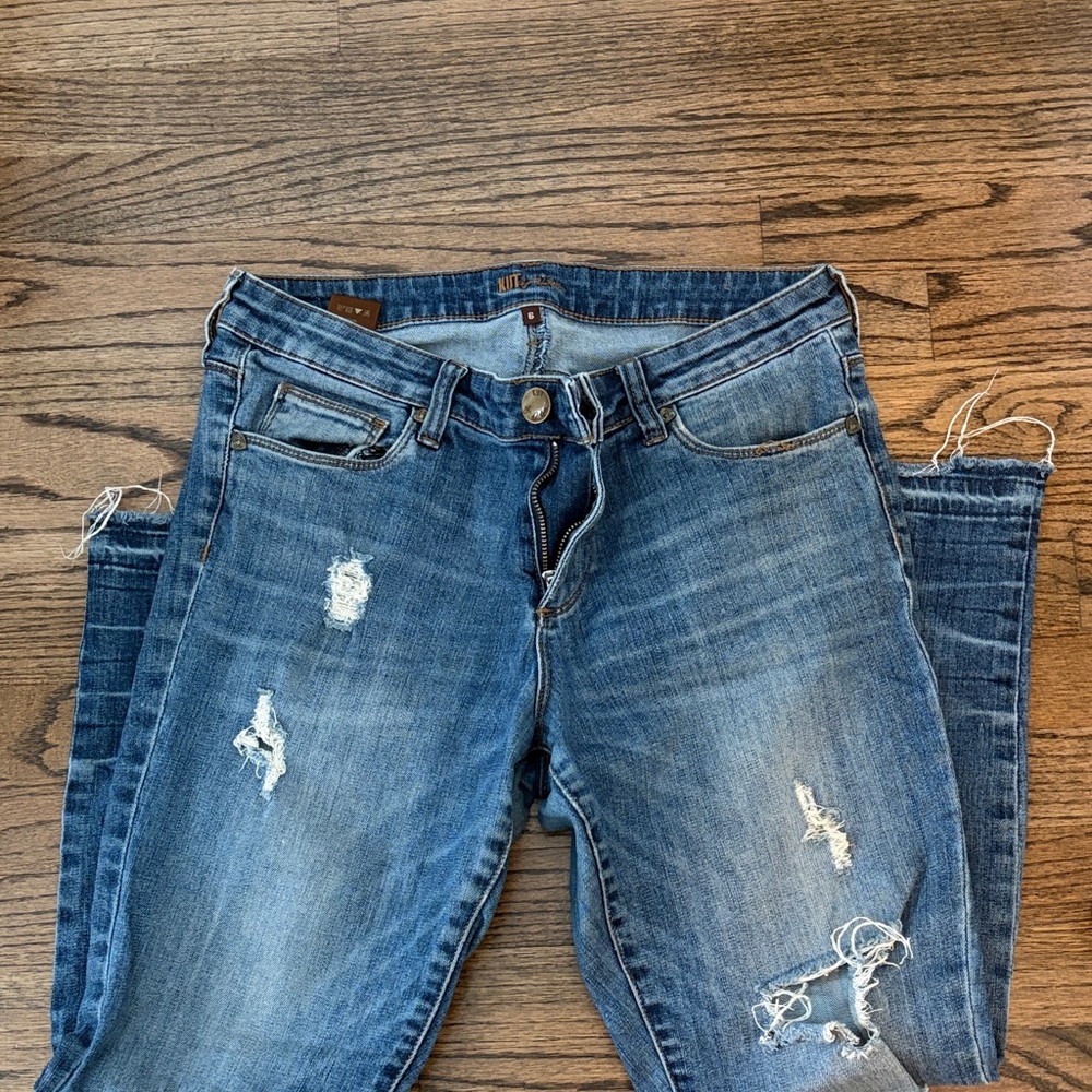 Kut from the Kloth Ripped Blue Skinny Jeans